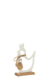 Poulet + Œuf Aluminium Blanc Petit - (40200)